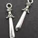 Pirate Sword Charms 23mm x 5mm-R