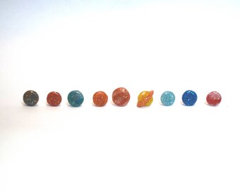 Minimalist Solar System Planets Earrings