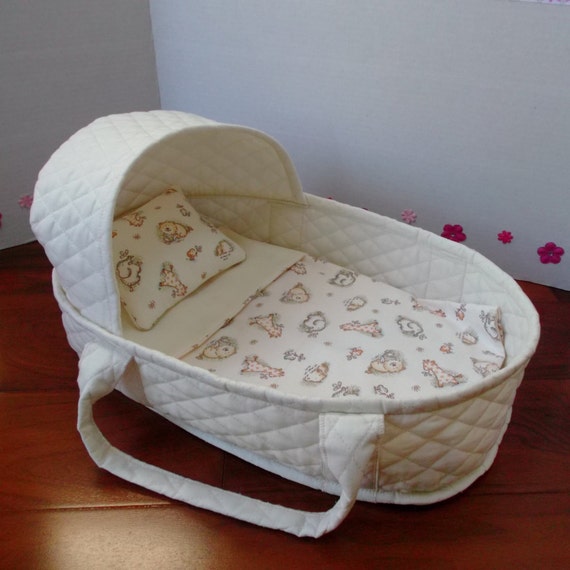 Gender Neutral Doll Carrier 17 Inch Baby Animals Print