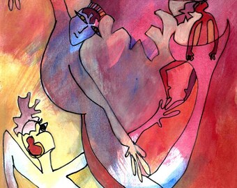 Creature Dance (original painting)