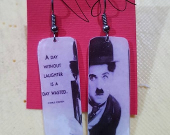 Charlie Chaplin Earrings
