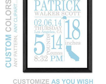 printing baby announcements