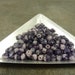 Grape Soda Czech Glass Melon Beads 4mm 50pc Ribbed Round Beads Fluted 2-Tone Purple