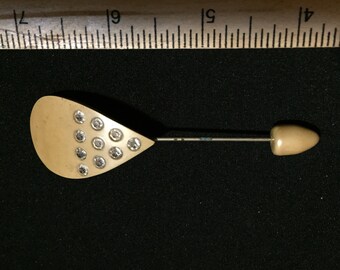 Vintage celluloid hat pin