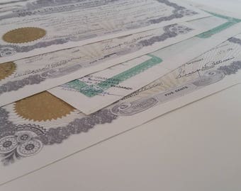 Uranium Stock Certificates / Old Stock Certificates/Royal Uranium Corporation