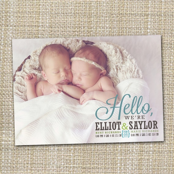 baby boy announcement ideas