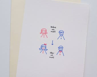 Red Meets Blue - Valentine Sweet Cards