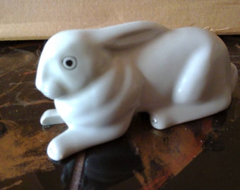 Rare Romanian ARPO Porcelain Rabbit Figurine