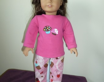 American Girl Doll Two piece Pajama Pattern