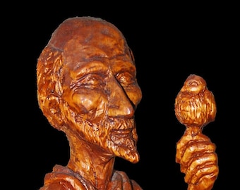 Saint Francis sculpture