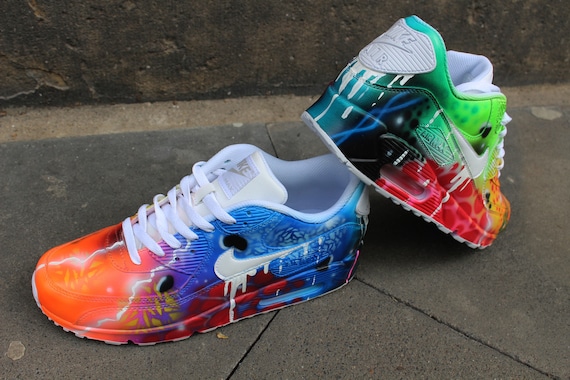 rainbow drippy nike air max 90 buy 