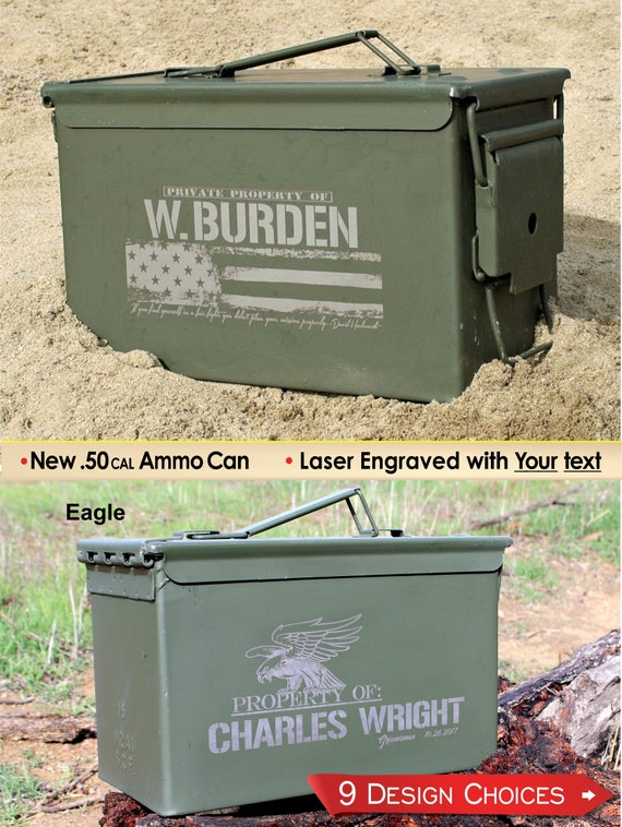 Personalized Dad Gift Ammo Box - Can you imagine the fun things he'll store?!