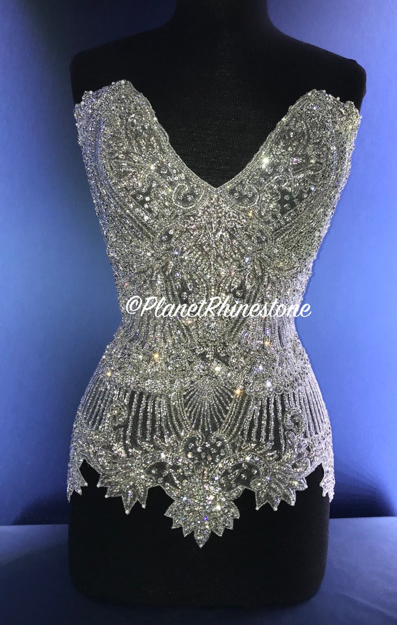 Scarlett Crystal Beaded Bodice
