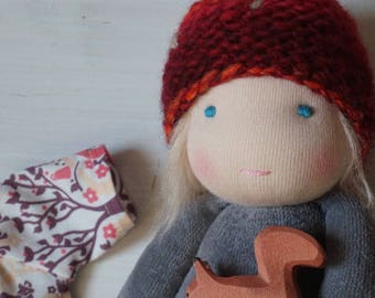 Preoder for little kra * child of the forest * handmade * 11" waldorf * organic *