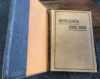 Antique cookbook Bethlehem Cook Book 1914