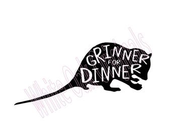 Grinner for Dinner svg
