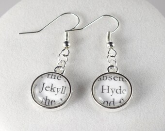 Dr Jekyll & Mr Hyde Earrings // Famous Pairs Literary Jewelry