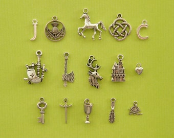 The Sassenach Collection - 15 different charms make up this set