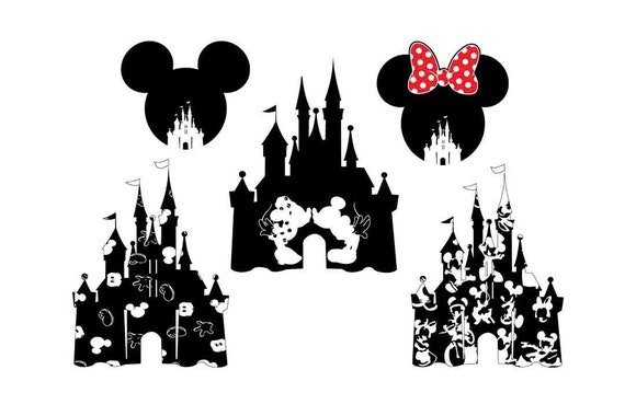 Disney castle svg Castle clipart Disney svg Disney dxf