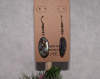 Abalone Dangle Earrings
