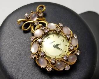 FLORENZA Purple Cab Brooch
