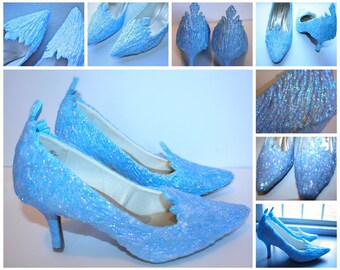 Adult Elsa Shoes || Heels/Flats
