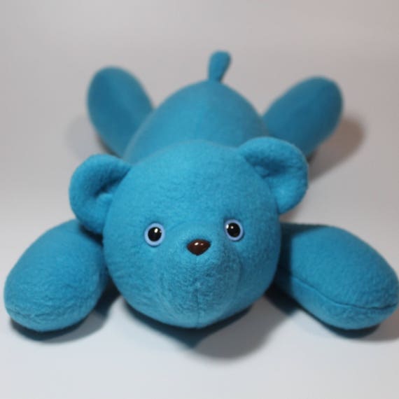 big teal teddy bear