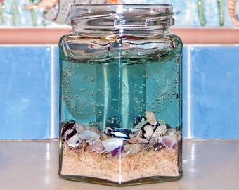 Shell Candle, Beach Candle Decor, Beach Decor Candles, Best Scented Candles, Scented Gel Candle, Best Friend Candle, Best Soy Candle,Candles