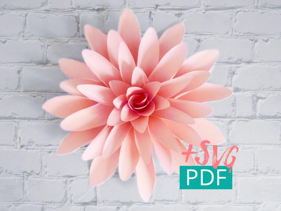 Free Free 100 Flower Svg Free Cricut Paper Flower Template SVG PNG EPS DXF File