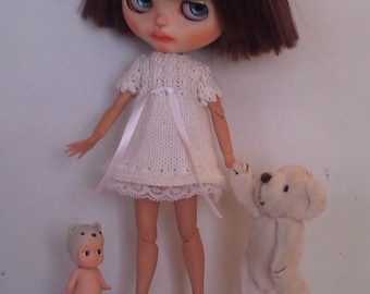 Knitted summerdress for Blythe or Pullip