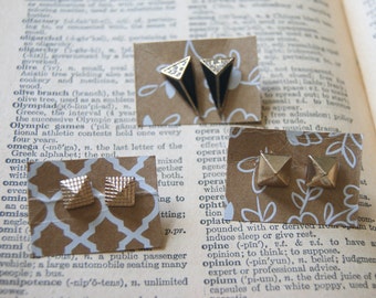 Vintage geometric earrings
