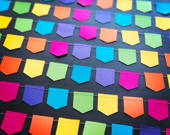 Colourful Pointed Pennant Garland