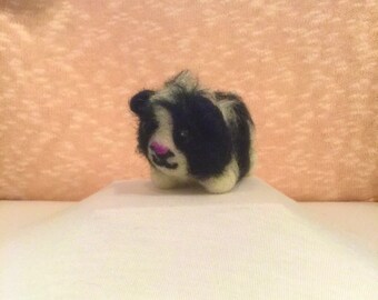 Needle Felt Guinea Pig- Guinea Pig Plush - Miniature Guinea Pig - Cavy - Guinea Pig Ornament - Kawaii -  Guinea Pig Figurine - Custom Pet