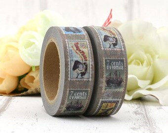 Vintage Stamps Washi Tape