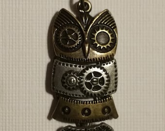 Steampunk Owl Necklace