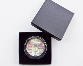 Map Paper Weight - Choose your Location