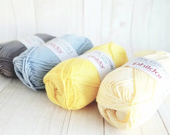 NEW! Cotton crochet yarn with aloe vera - Mercerized cotton yarn - Amigurumi yarn - Sport weight yarn - Yarn baby - Cotton sport yarn cotton