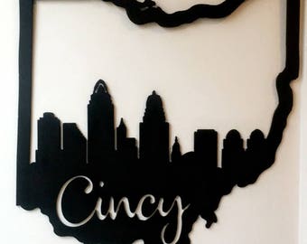 Cincy Skyline in Ohio