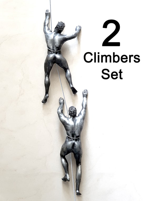 Wall Sculpture Climber Climbing Man wall climber wall decor