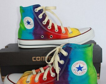 Tie Dye Converse All Star Chuck Taylor Shoes High Top Low Top Custom