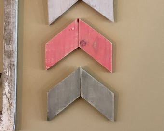 Handmade Wooden Chevron Arrows