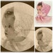 ANGORA Trim Bonnet Knitting Pattern - Charming OLD-FASHION Angora Trimmed Baby Bonnet / Special Occasion Easter