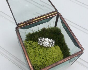 Glass Treasure Box - Ring Box
