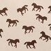 200 Brown Horse Confetti Brown Pony Confetti Horse Party Pony Party Birthday Girl Confetti Birthday Confetti Horse Confetti Pony Birthday