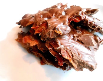 Candied Bacon Bark, Bark Candy, Sea Salt, Chocolate Nibblers, Picnics, TV Snack