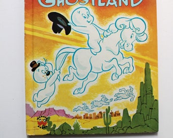 Casper The Friendly Ghost in Ghostland Wonder Book 1977