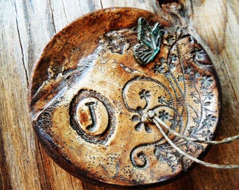 Ring Bearer Bowl Dish Pillow Alternative Butterfly Wedding Ring Holder Ring Plate Rustic Vintage Weddings Woodland Fairytale
