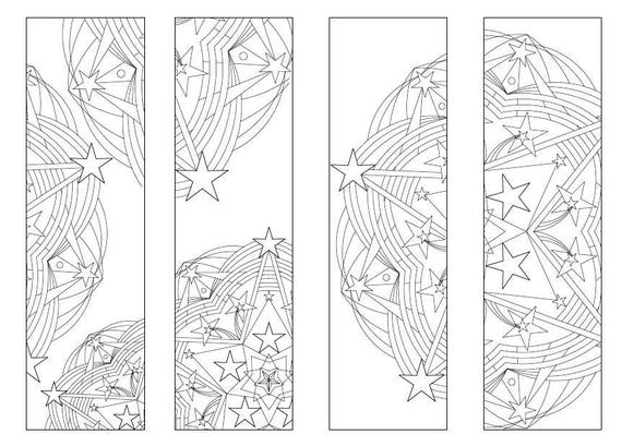 4 printable mandala coloring bookmarks 017 02instant