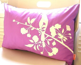 Limited Time Sale Lavender Blooming Blossom Rectangle Pillow