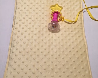 Yellow diaper changing pad